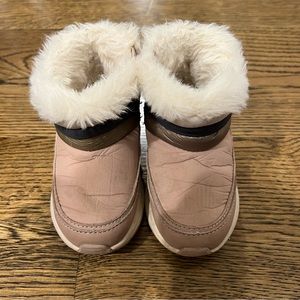 Zara Fur Lined Colorblock Winter Boots